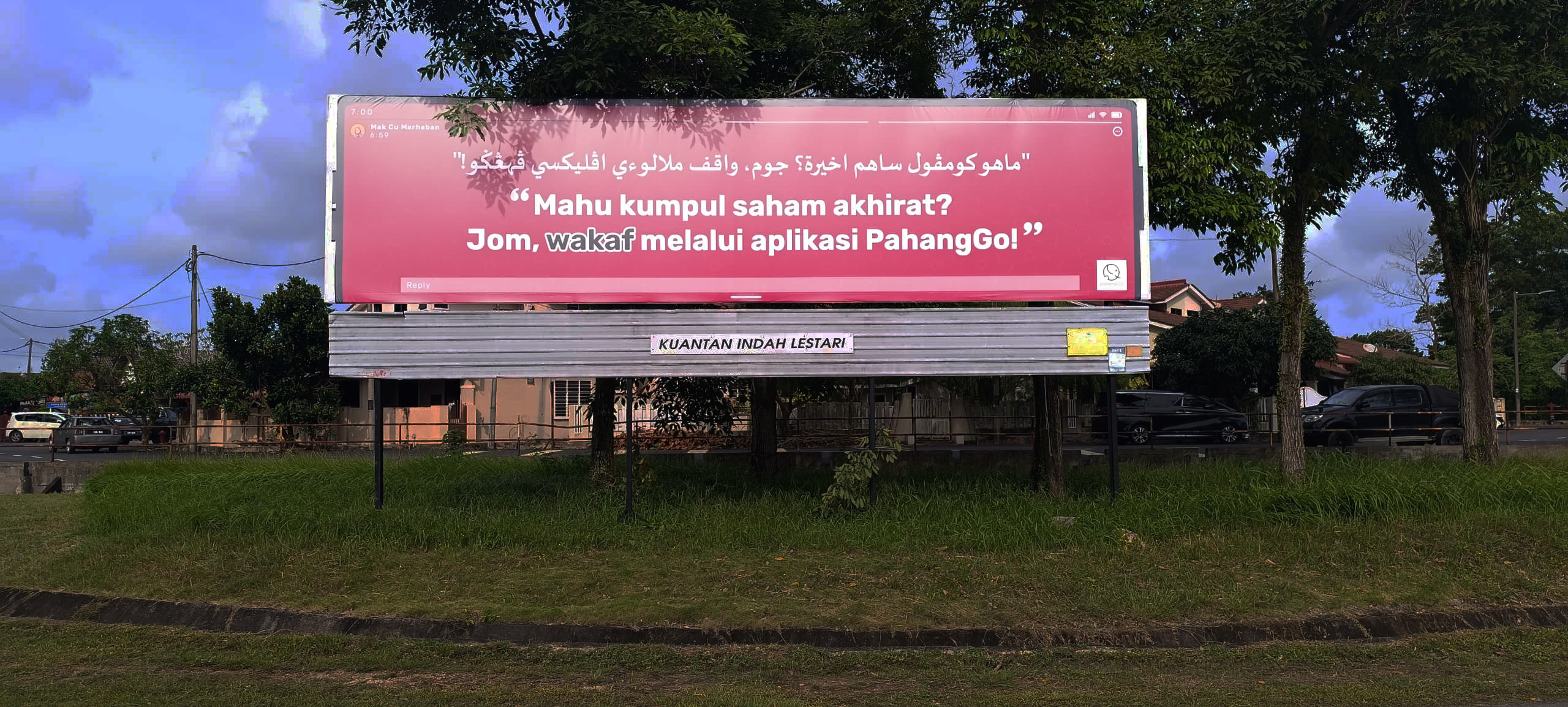 PahangGO billboard banner